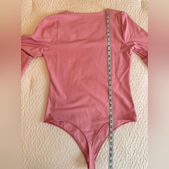 Abercrombie & Fitch Soft A&F Long Sleeve Bodysuit – Pink, Size XL - Picture 10 of 11